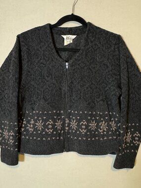 REI Vintage Wool and Acrylic Cardigan - S